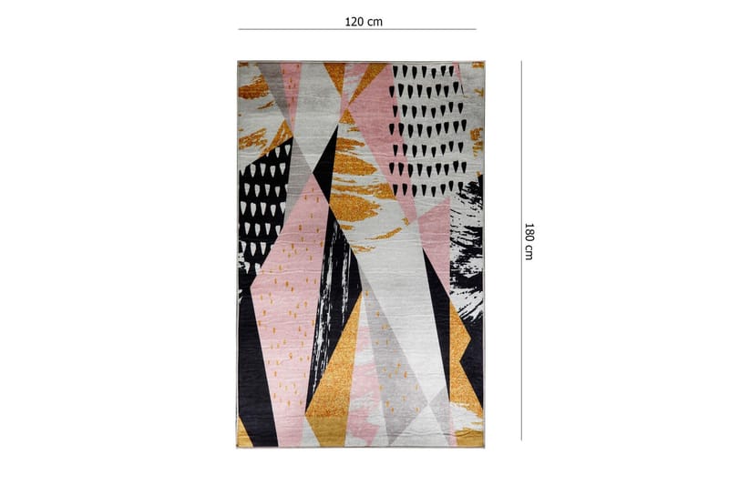 Alciena Matta 120x180 cm - Flerfärgad - Textil & mattor - Mattor - Modern matta - Friezematta