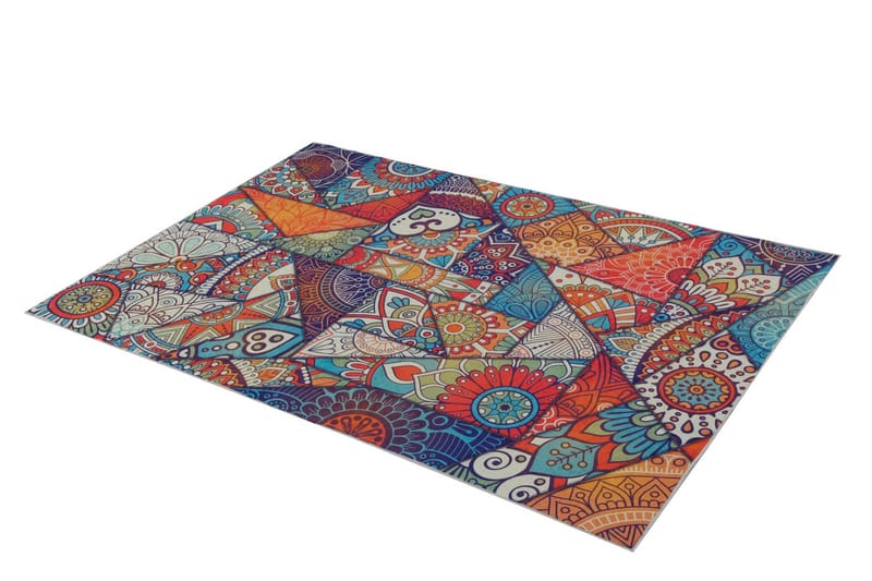 Aremana Matta 100x150 cm - Flerfärgad - Textil & mattor - Mattor - Modern matta - Friezematta