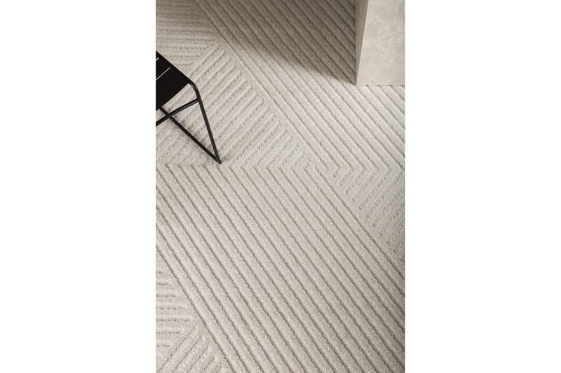 Aron Wiltonmatta 240x340 cm Rektangulär - Vit - Textil & mattor - Mattor - Modern matta - Friezematta