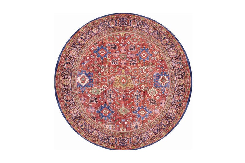 Artloop Matta 150 cm Rund, Multifärgad