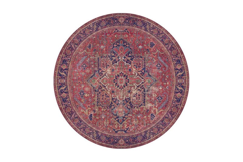 Artloop Matta 150 cm Rund, Multifärgad