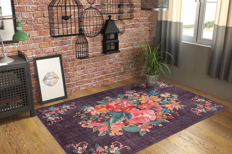 Artloop Matta 150x230 cm - Multifärgad - Textil & mattor - Mattor - Modern matta - Friezematta