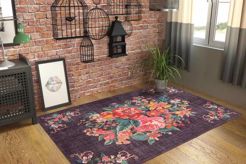 Artloop Matta 150x230 cm - Multifärgad - Textil & mattor - Mattor - Modern matta - Friezematta