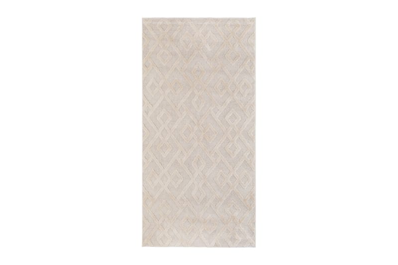 Baretta Tanger Matta 80x150 cm - Krämvit - Textil & mattor - Mattor - Modern matta - Friezematta