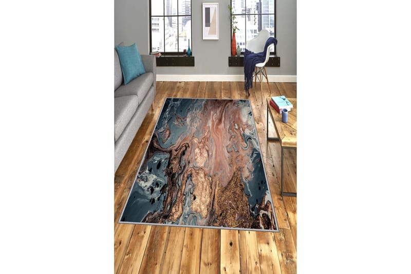 Bedriye Matta 120x180 cm - Flerfärgad - Textil & mattor - Mattor - Modern matta - Friezematta