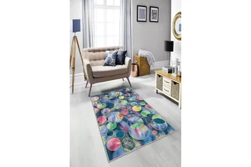 Bedriye Matta 140x220 cm - Flerfärgad - Textil & mattor - Mattor - Modern matta - Friezematta