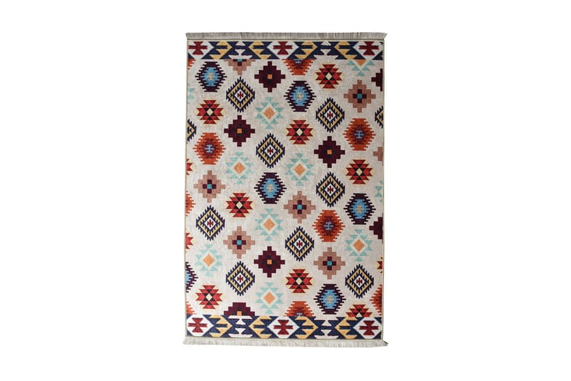 Cannenta Matta 140x190 cm - Flerfärgad/Sammet - Textil & mattor - Mattor - Modern matta - Friezematta