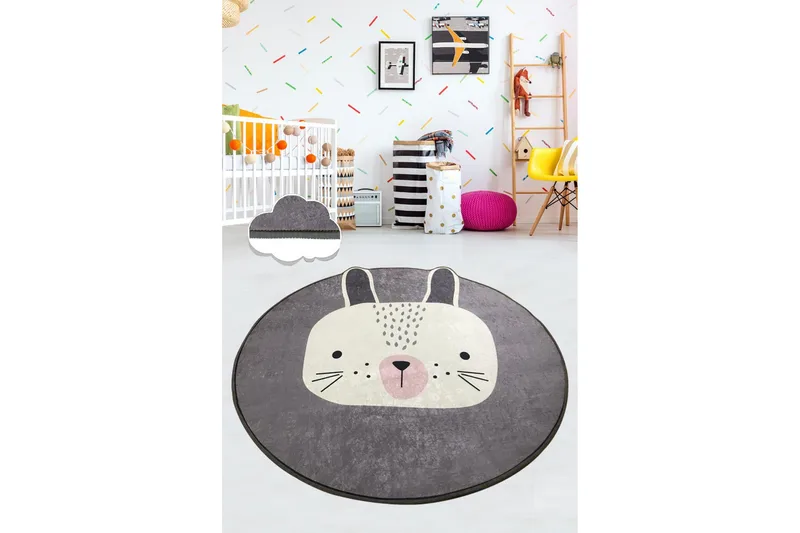 Chilai Matta 100 cm Rund, Multifärgad