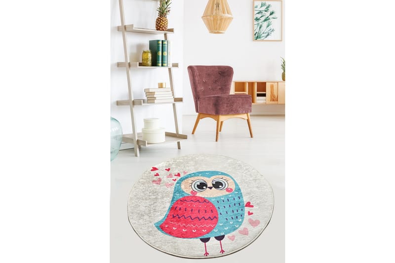 Chilai Matta 120 cm Rund, Multifärgad