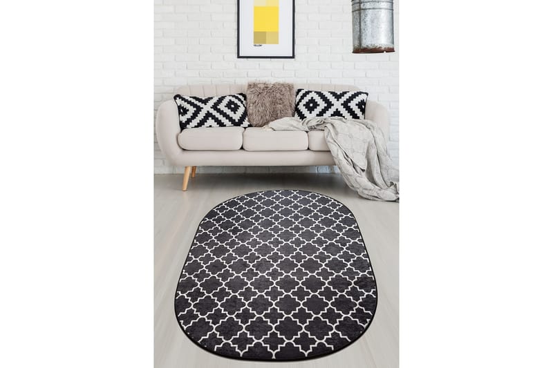 Chilai Matta 120x180 cm - Svart/Vit - Textil & mattor - Mattor - Modern matta - Friezematta
