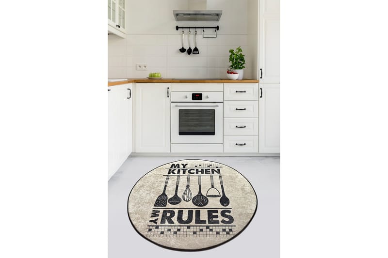 Chilai Matta 140 cm Rund, Multifärgad