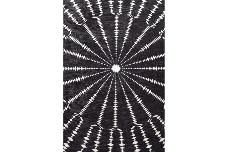 Chilai Matta 140 cm Rund - Svart/Vit - Textil & mattor - Mattor - Modern matta - Friezematta