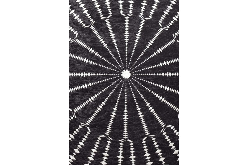 Chilai Matta 200 cm Rund - Svart/Vit - Textil & mattor - Mattor - Modern matta - Friezematta