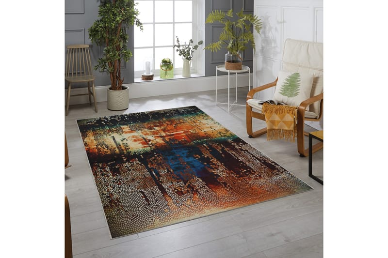 Chimelou Matta 100x200 cm - Flerfärgad - Textil & mattor - Mattor - Modern matta - Friezematta