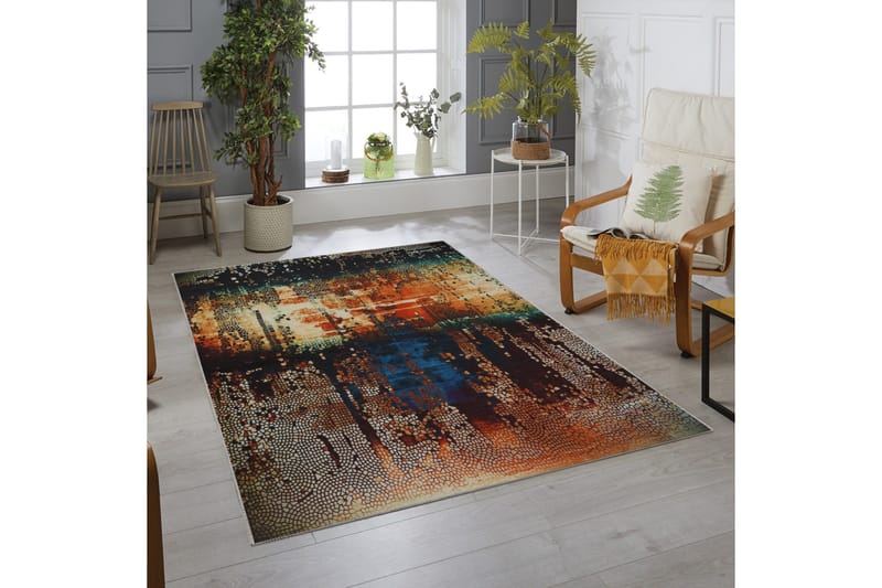 Chimelou Matta 100x200 cm - Flerfärgad - Textil & mattor - Mattor - Modern matta - Friezematta
