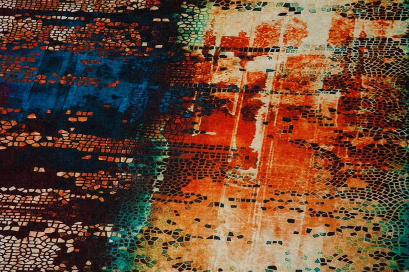 Chimelou Matta 100x200 cm - Flerfärgad - Textil & mattor - Mattor - Modern matta - Friezematta