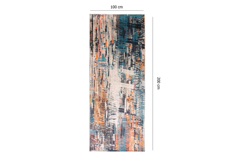 Conchan Matta 100x200 cm - Flerfärgad - Textil & mattor - Mattor - Modern matta - Friezematta
