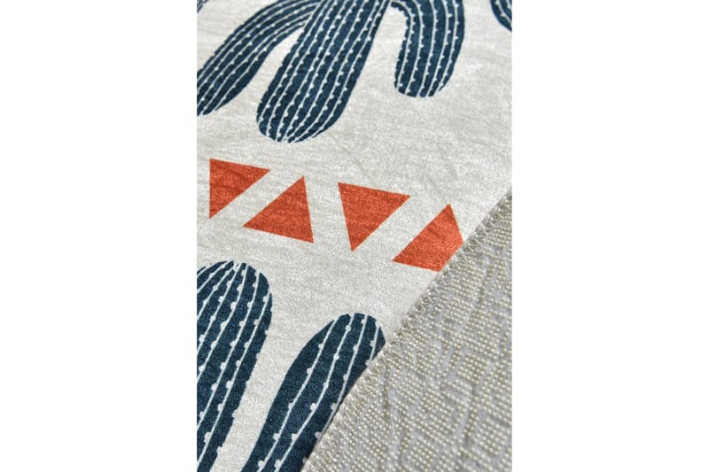 Contento Matta Rund 100 cm - Flerfärgad/Sammet - Textil & mattor - Mattor - Modern matta - Friezematta