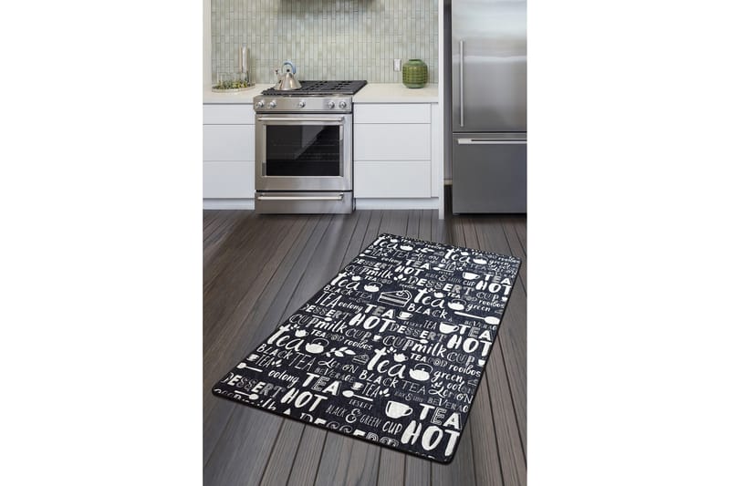 Cuppa Matta 100x200 cm - Svart/Sammet - Textil & mattor - Mattor - Modern matta - Friezematta
