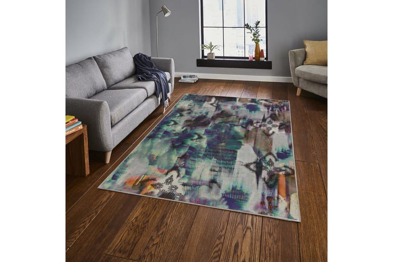 Delynger Matta 100x150 cm - Flerfärgad - Textil & mattor - Mattor - Modern matta - Friezematta