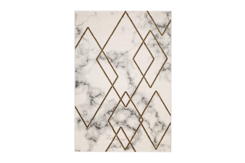 Diamond Romb Matta 133x190 cm, Guld