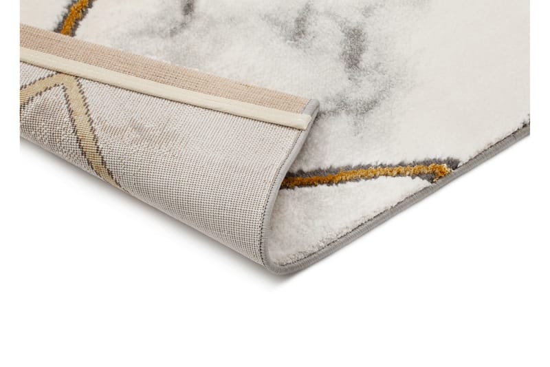 Diamond Romb Matta 133x190 cm - Guld - Textil & mattor - Mattor - Modern matta - Friezematta