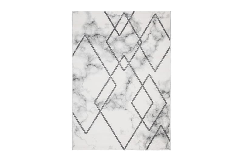 Diamond Romb Matta 133x190 cm - Silver - Textil & mattor - Mattor - Modern matta - Friezematta