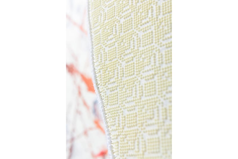 Distira Matta Rund 140 cm - Flerfärgad/Sammet - Textil & mattor - Mattor - Modern matta - Friezematta