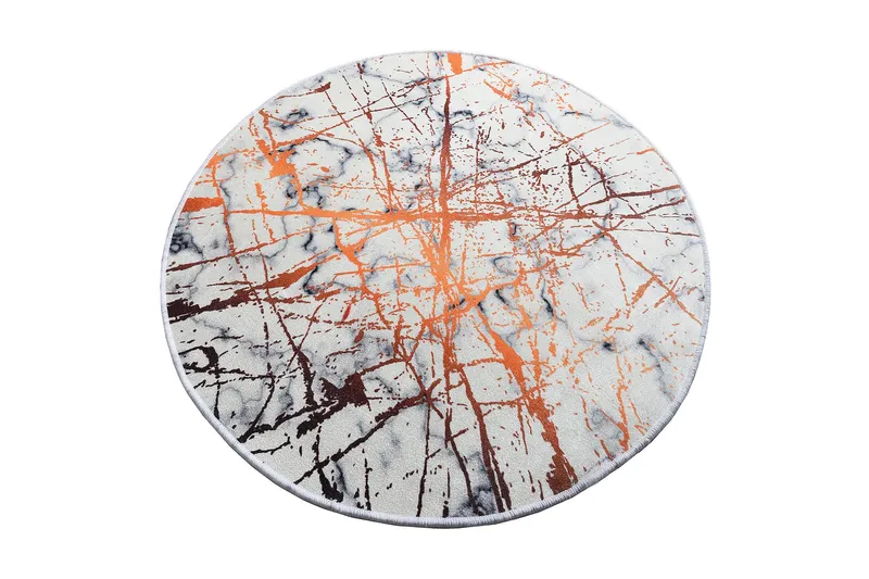 Distira Matta Rund 140 cm, Flerfärgad/Sammet