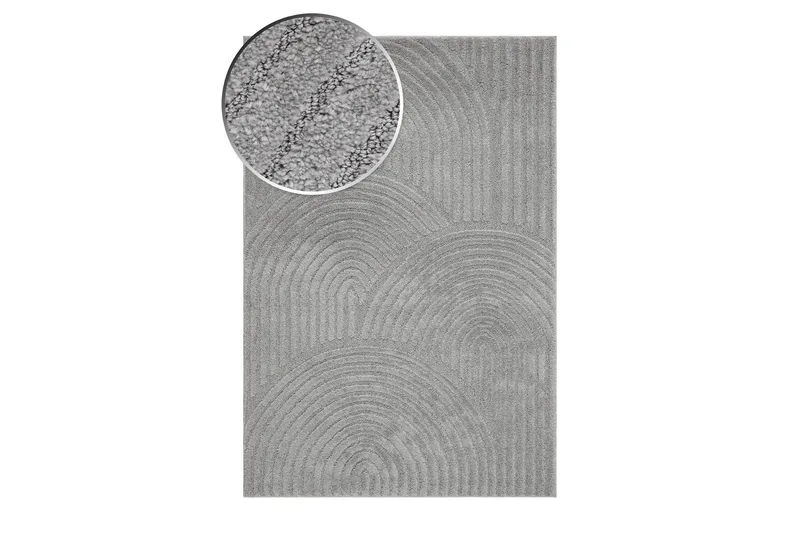 Doriane Zen Wiltonmatta 120x170 cm - Grå - Textil & mattor - Mattor - Modern matta - Friezematta