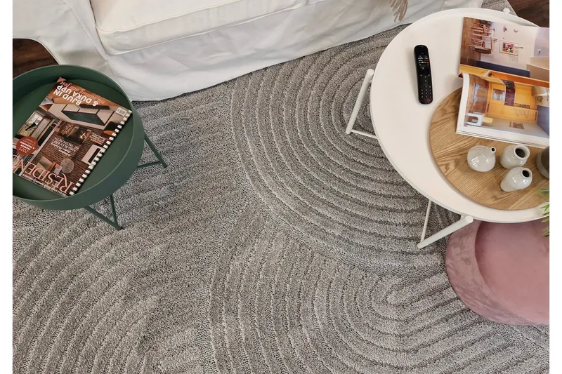 Doriane Zen Wiltonmatta 120x170 cm - Grå - Textil & mattor - Mattor - Modern matta - Friezematta