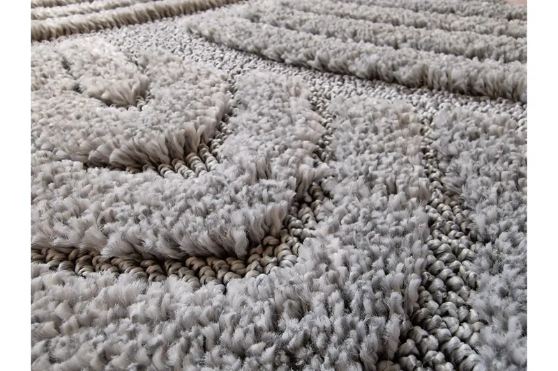 Doriane Zen Wiltonmatta 120x170 cm - Grå - Textil & mattor - Mattor - Modern matta - Friezematta