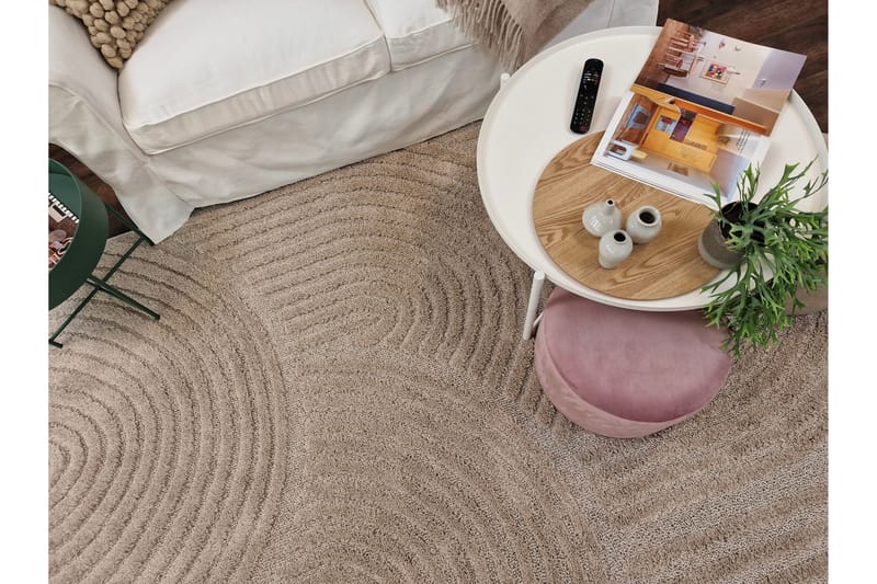 Doriane Zen Wiltonmatta 160x230 cm - Linnebeige - Textil & mattor - Mattor - Modern matta - Friezematta