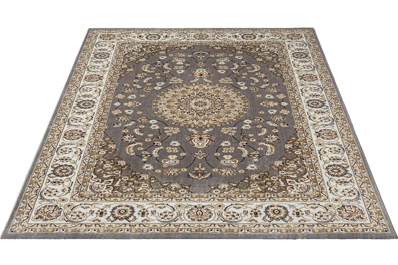 Dubai Medallion Wiltonmatta 200x290 cm - Grå - Textil & mattor - Mattor - Modern matta - Friezematta