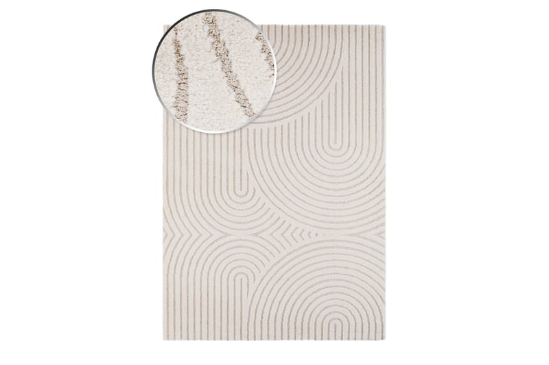 Genova Wiltonmatta 240x340 cm - Vit - Textil & mattor - Mattor - Modern matta - Friezematta