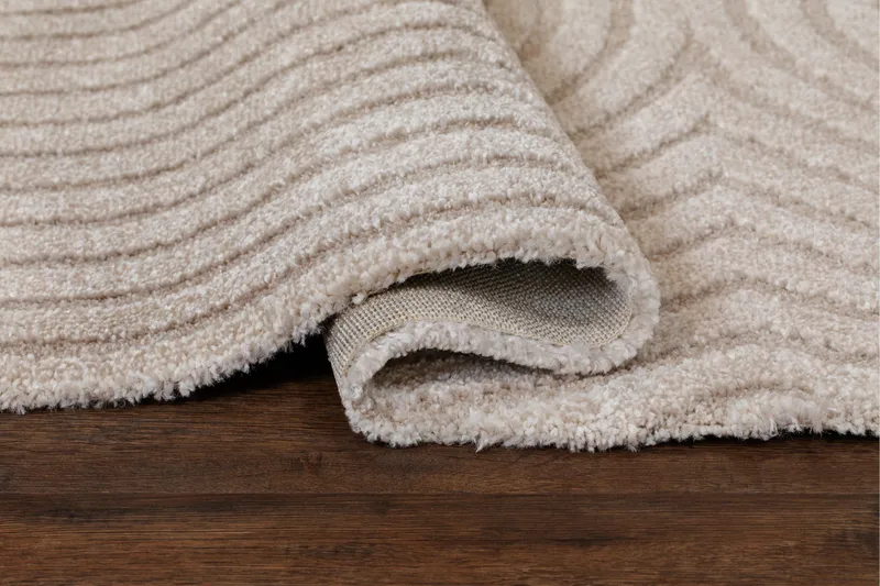 Genova Zen Wiltonmatta 160x230 cm Rektangulär - Linne - Textil & mattor - Mattor - Modern matta - Friezematta