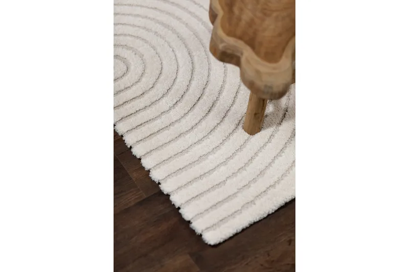 Genova Zen Wiltonmatta 160x230 cm - Vit - Textil & mattor - Mattor - Modern matta - Friezematta