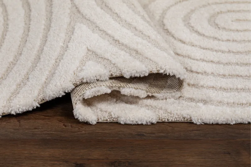 Genova Zen Wiltonmatta 200x290 cm - Vit - Textil & mattor - Mattor - Modern matta - Friezematta