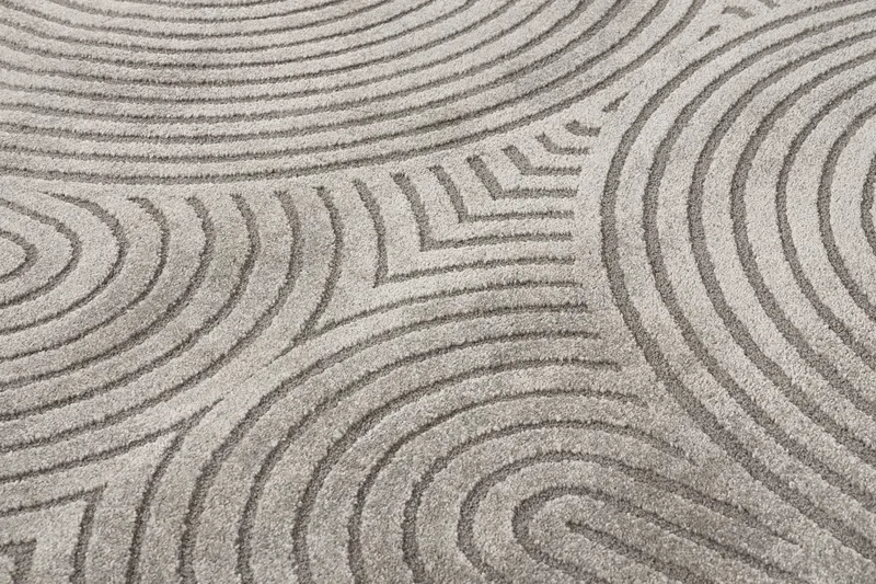 Genova Zen Wiltonmatta 240x340 cm - Grå - Textil & mattor - Mattor - Modern matta - Friezematta