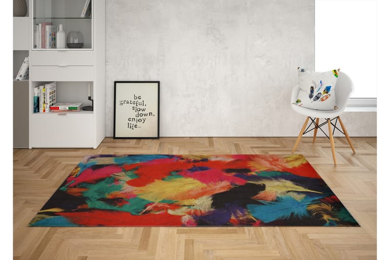 Gulhan Matta 120x180 cm - Flerfärgad - Textil & mattor - Mattor - Modern matta - Friezematta