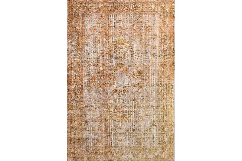 Hannabel Matta 120x180 cm - Senap/Sammet - Textil & mattor - Mattor - Modern matta - Friezematta