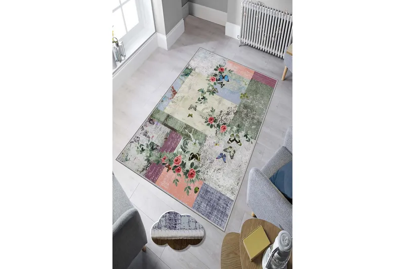 Homefesto Matta 100x150 cm - Multifärgad - Textil & mattor - Mattor - Modern matta - Friezematta