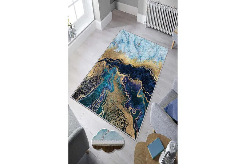 Homefesto Matta 100x150 cm - Multifärgad - Textil & mattor - Mattor - Modern matta - Friezematta