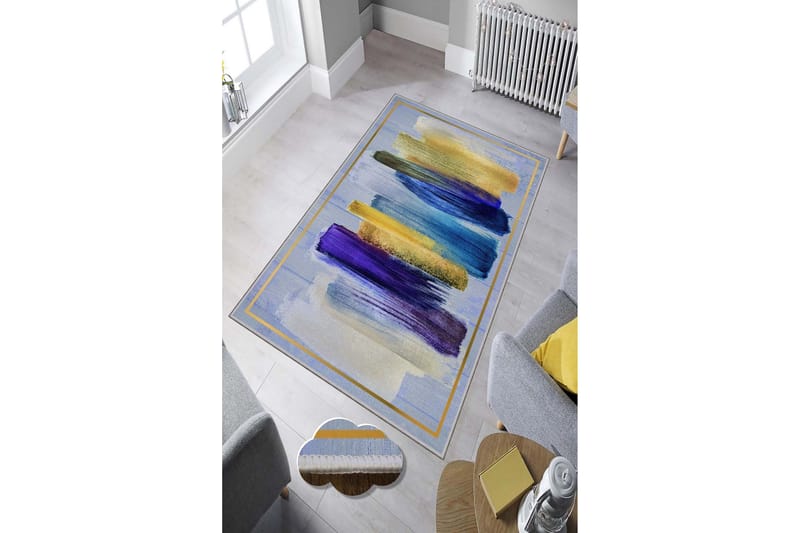 Homefesto Matta 100x200 cm - Multifärgad - Textil & mattor - Mattor - Modern matta - Friezematta