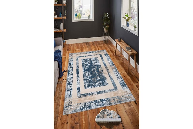 Homefesto Matta 100x200 cm - Multifärgad - Textil & mattor - Mattor - Modern matta - Friezematta