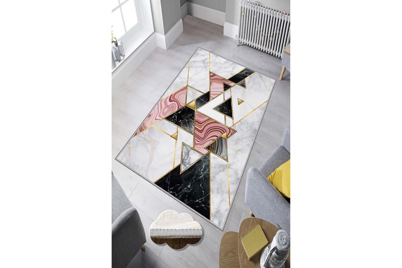 Homefesto Matta 100x200 cm - Multifärgad - Textil & mattor - Mattor - Modern matta - Friezematta