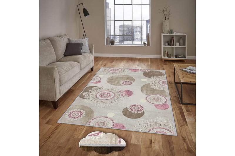 Homefesto Matta 100x200 cm - Multifärgad - Textil & mattor - Mattor - Modern matta - Friezematta