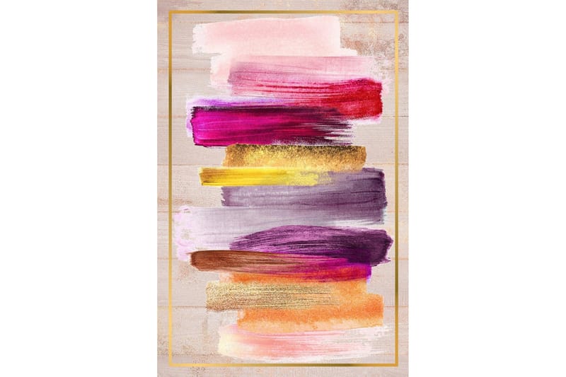 Homefesto Matta 100x200 cm - Multifärgad - Textil & mattor - Mattor - Modern matta - Friezematta