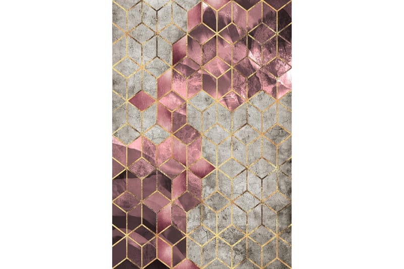 Homefesto Matta 100x300 cm - Multifärgad - Textil & mattor - Mattor - Modern matta - Friezematta
