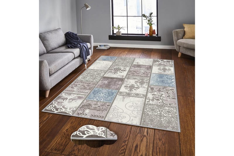 Homefesto Matta 100x300 cm - Multifärgad - Textil & mattor - Mattor - Modern matta - Friezematta